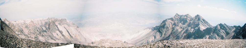 Panorama of top of Mt. St. Helens